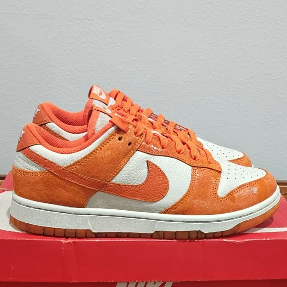 Nike Women's Sneakers Orange and White - Picture 2 of 13